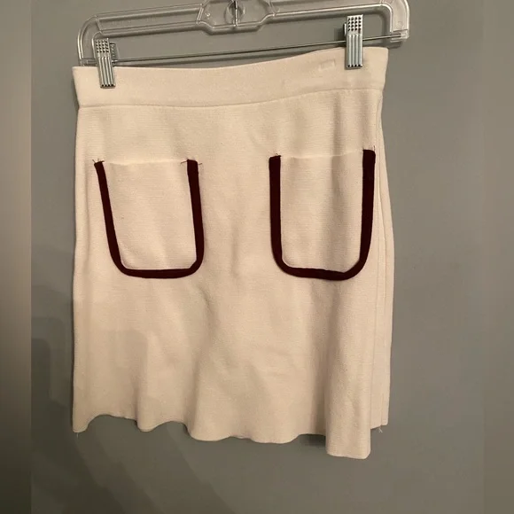 White knit Zara skirt - Picture 2 of 4